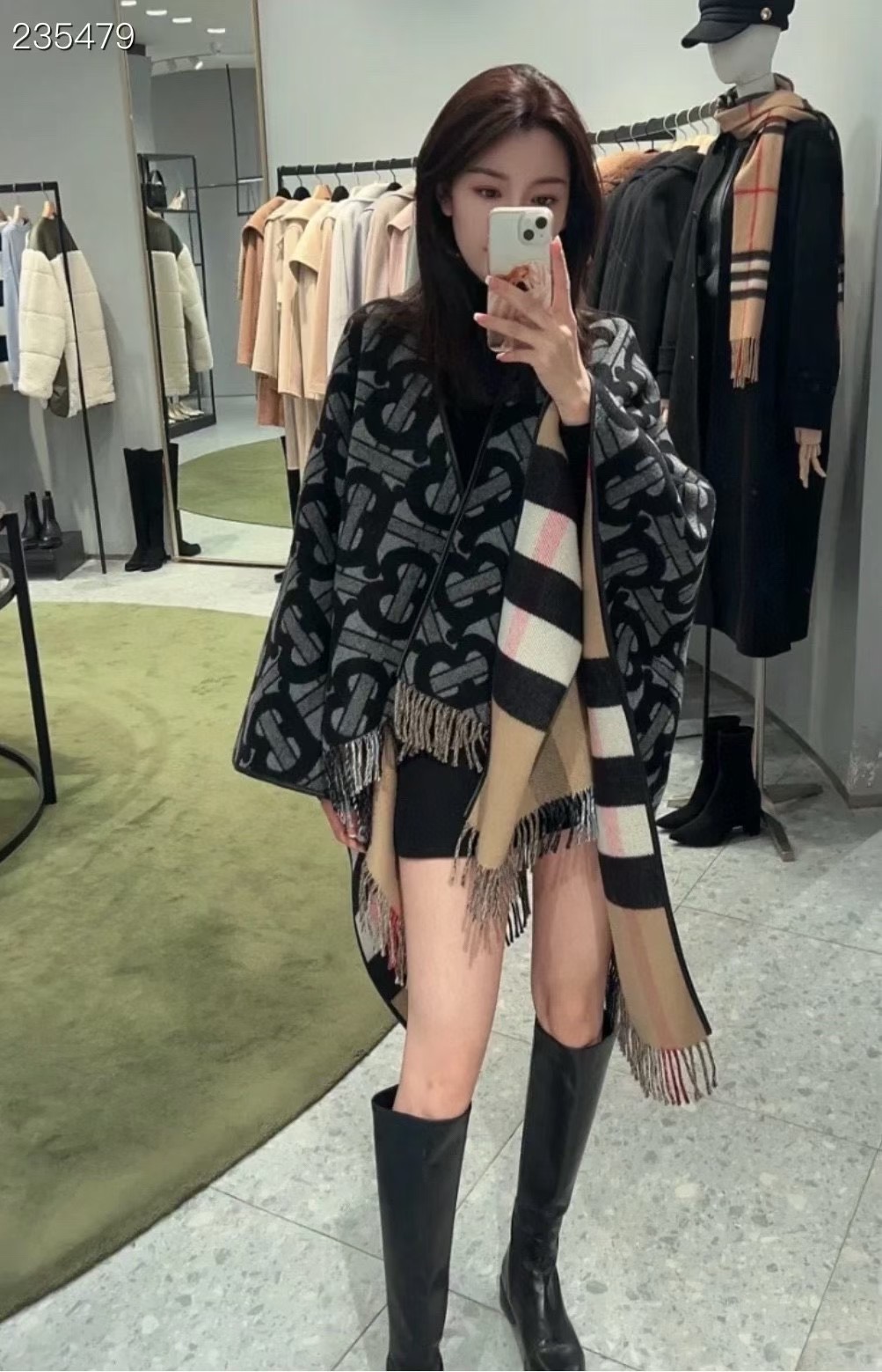 Burberry Cape Double-sided cashmere B35911