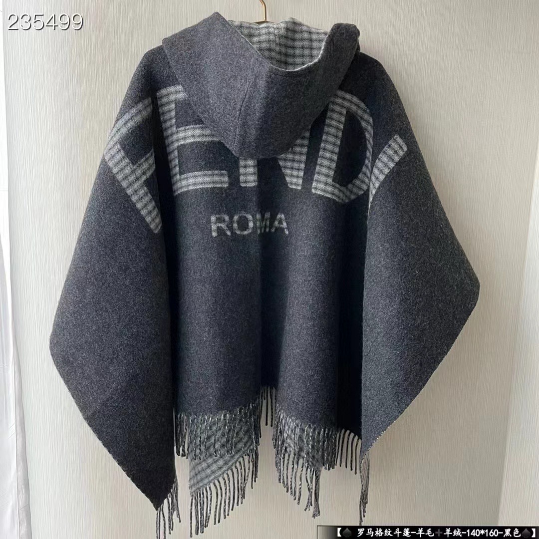 Fendi Cape Double-sided cashmere FDC35920