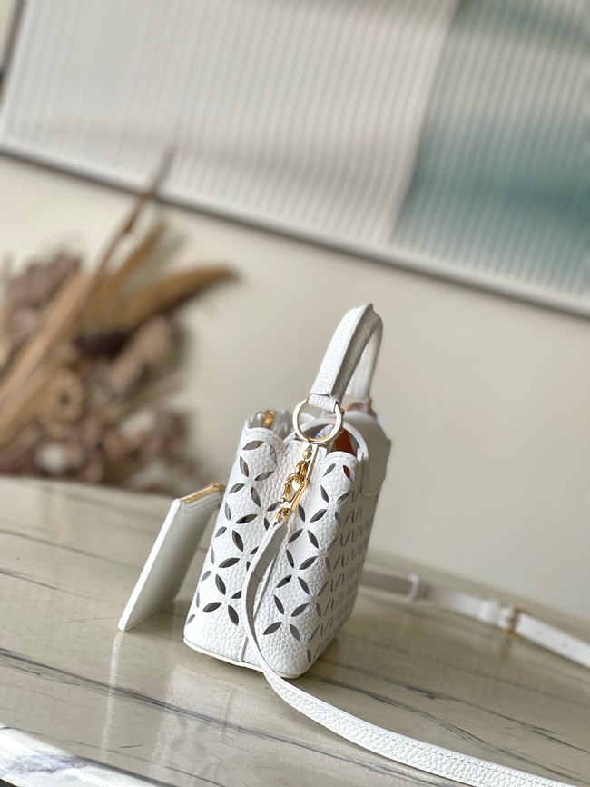Louis Vuitton Capucines Mini M25497 Lily White