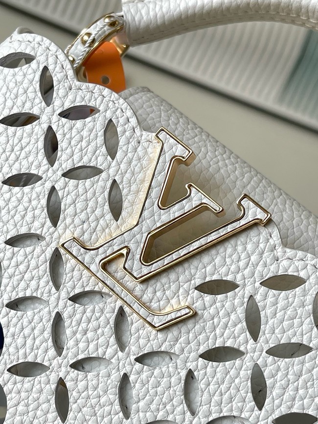 Louis Vuitton Capucines Mini M25497 Lily White