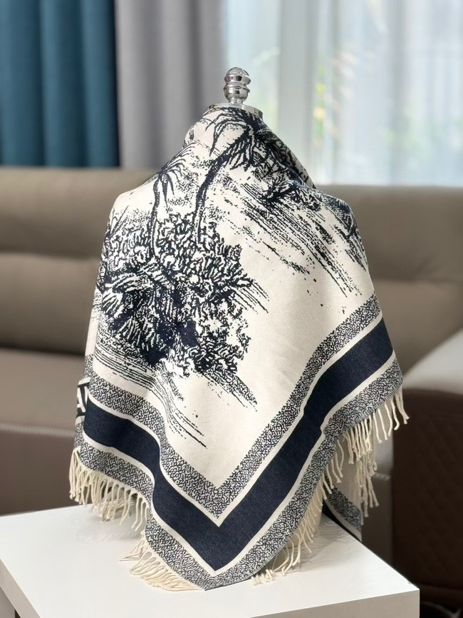 Dior Oblique Poncho Cashmere 21DOB4