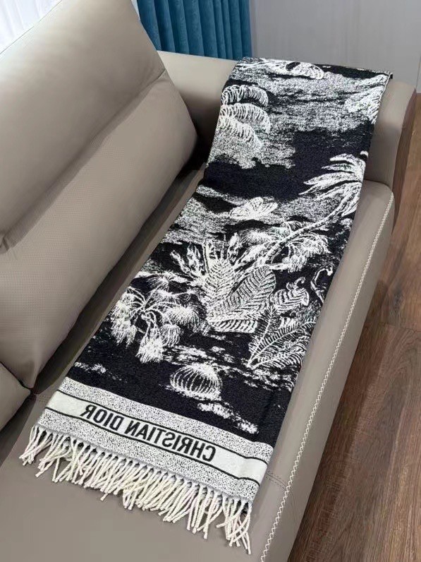 Dior Oblique Poncho Cashmere 21DOB8