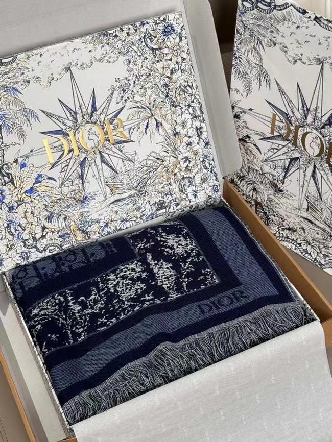 Dior Oblique Poncho Cashmere 21DOB9