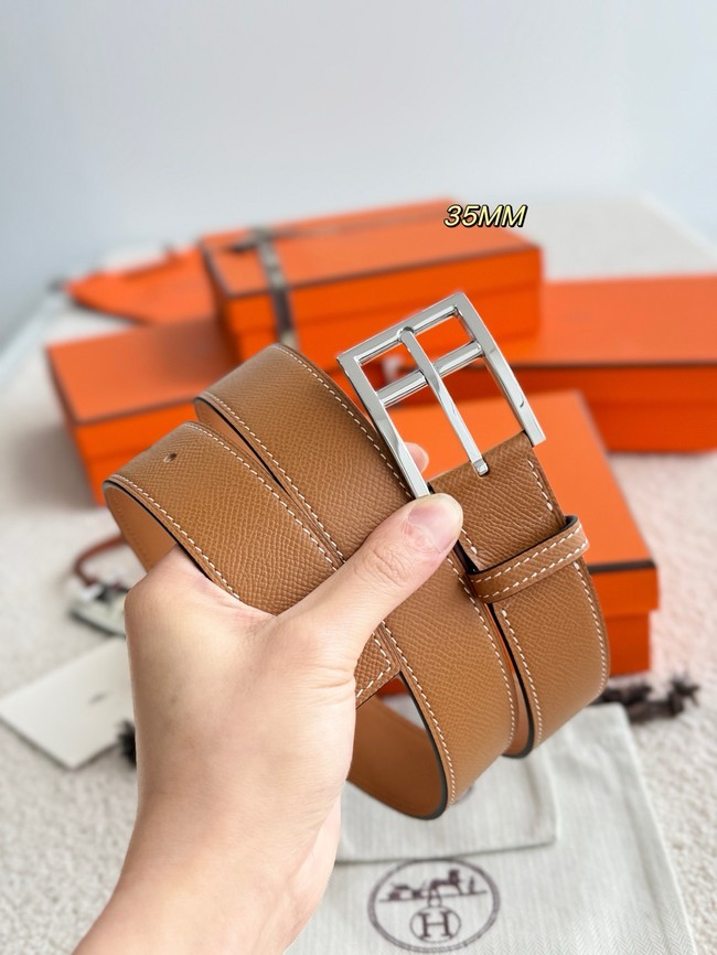 Hermes Epsom calfskin leather belt 66005