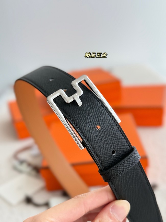 Hermes Epsom calfskin leather belt 66007
