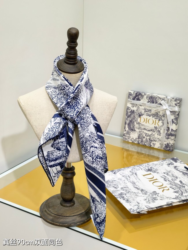 Dior Shawl Cashmere and Silk Jacquard KY090