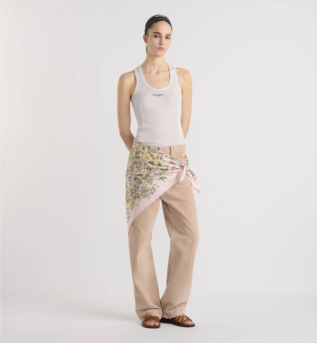 Dior Silk Twill Square Scarf KY075