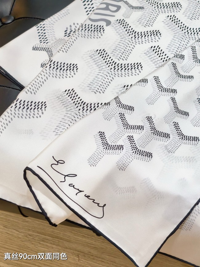 Goyard Square Scarf Silk Jacquard XT2894