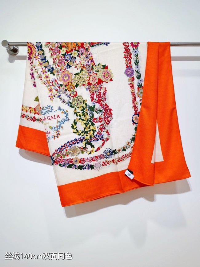 Hermes Shawl Cashmere and Silk KY137