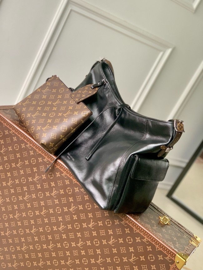 Louis Vuitton Carry All Travel Bag M15175 black