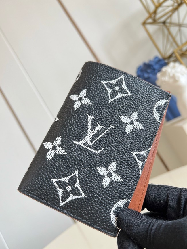 Louis Vuitton Passport Cover M26059 black