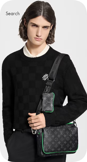 Louis Vuitton Trio Messenger M26052 Bamboo Green