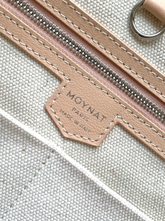 Goyard Calfskin Leather Tote Bag GM 3365 Nude