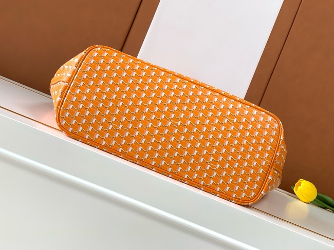 Goyard Calfskin Leather Tote Bag GM 3365 orange