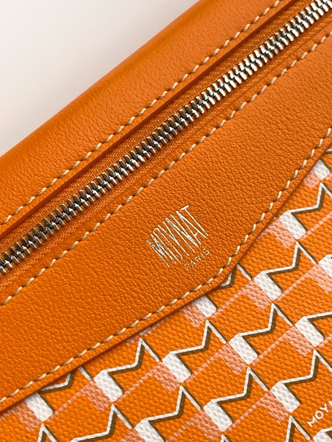 Goyard Calfskin Leather Tote Bag GM 3365 orange