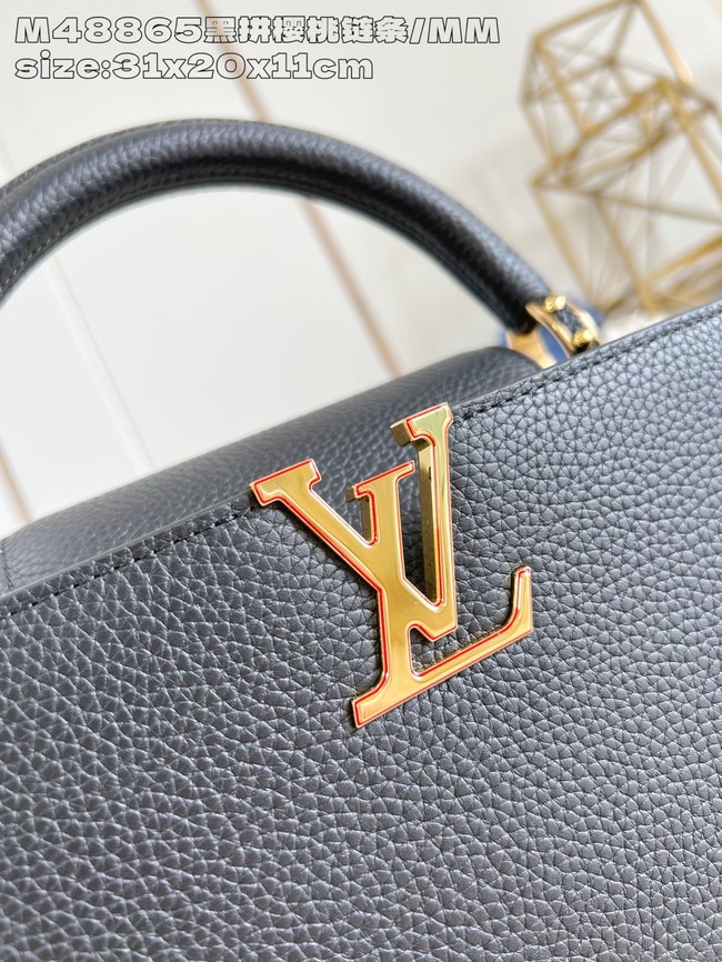 Louis Vuitton Capucines MM M14381 BLACK
