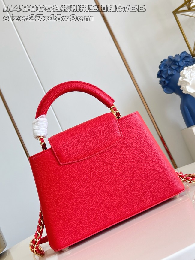 Louis Vuitton Capucines BB M25089 red