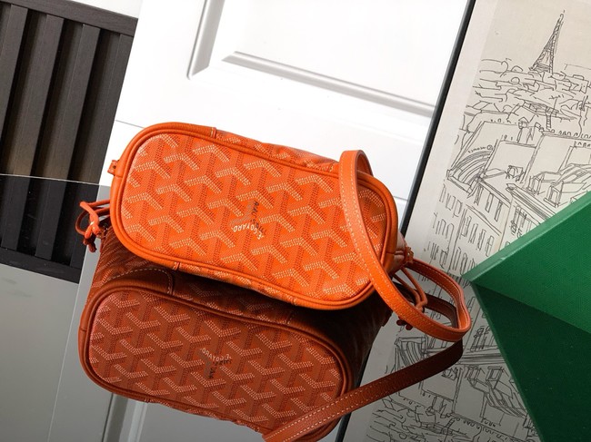 Goyard Calfskin Leather Tote Bag PM 00249 orange