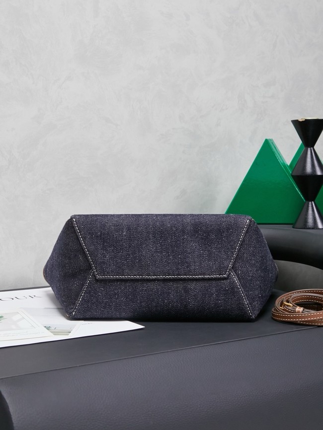 MIU MIU Leather Shoulder Bags 5GB288 Denim blue