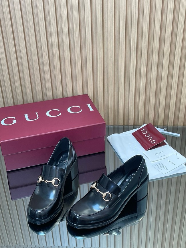 Gucci Womens heeled loafer with Horsebit 45109-5