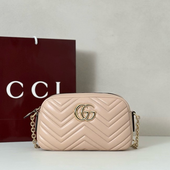 Gucci GG Marmont small camera bag 855273 pink