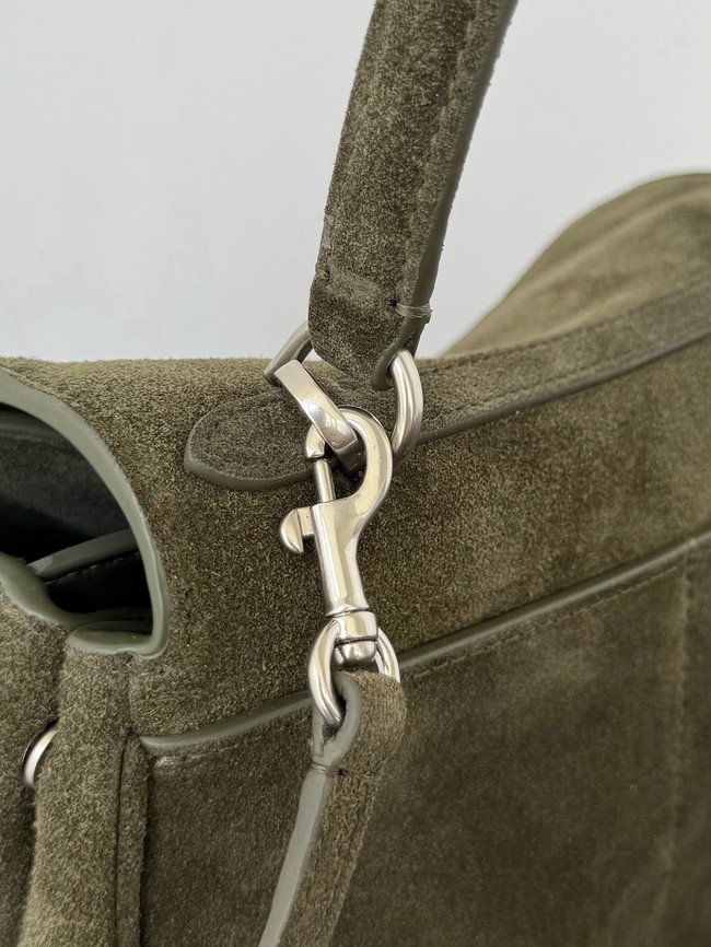 Balenciaga Rodeo Mini Handbag suede shoulder 795456 green