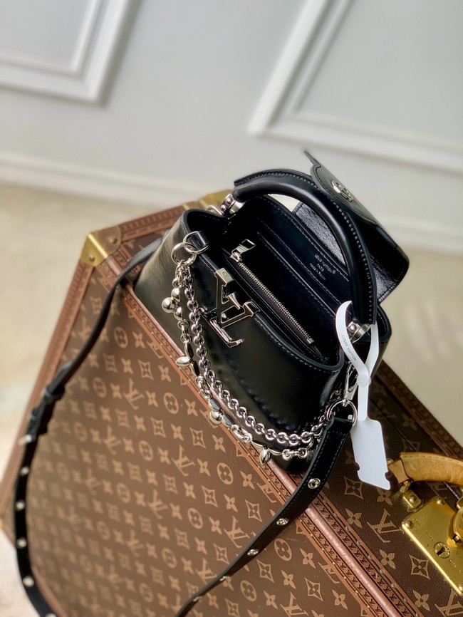Louis Vuitton Capucines East-West Mini M25473 black