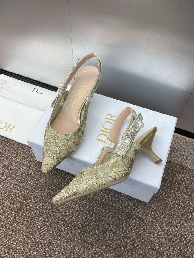 JAdior Slingback Pump Cotton Embroidered KCV367DLN-4