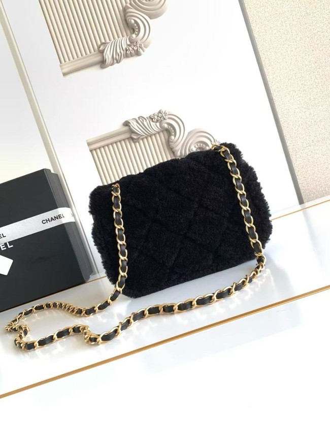 CHANEL mini Shoulder Bag Lambskin AS5148 black