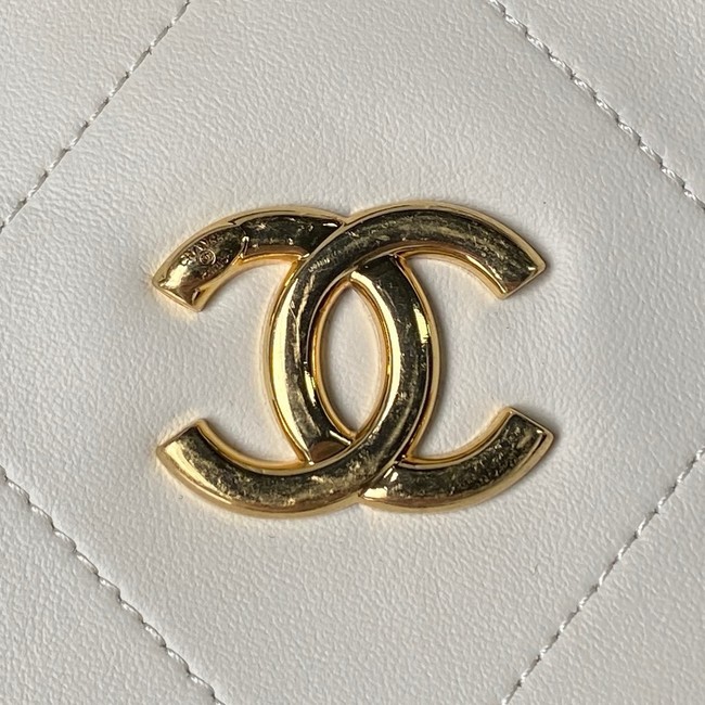 Chanel Hobo Handbag AS5837 white