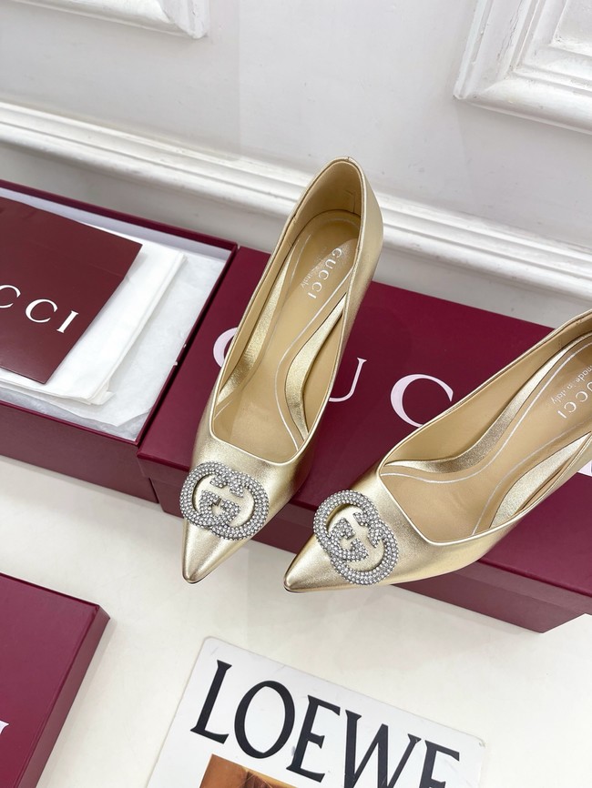Gucci Womens pump with crystal Interlocking G 852995 -7