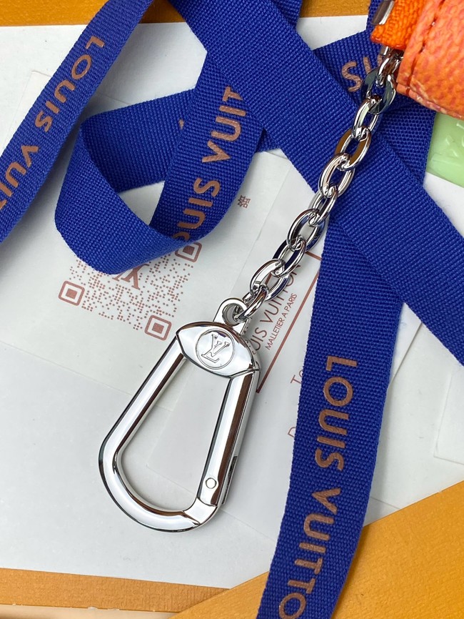 Louis Vuitton NEW Key Pouch S M27141 orange