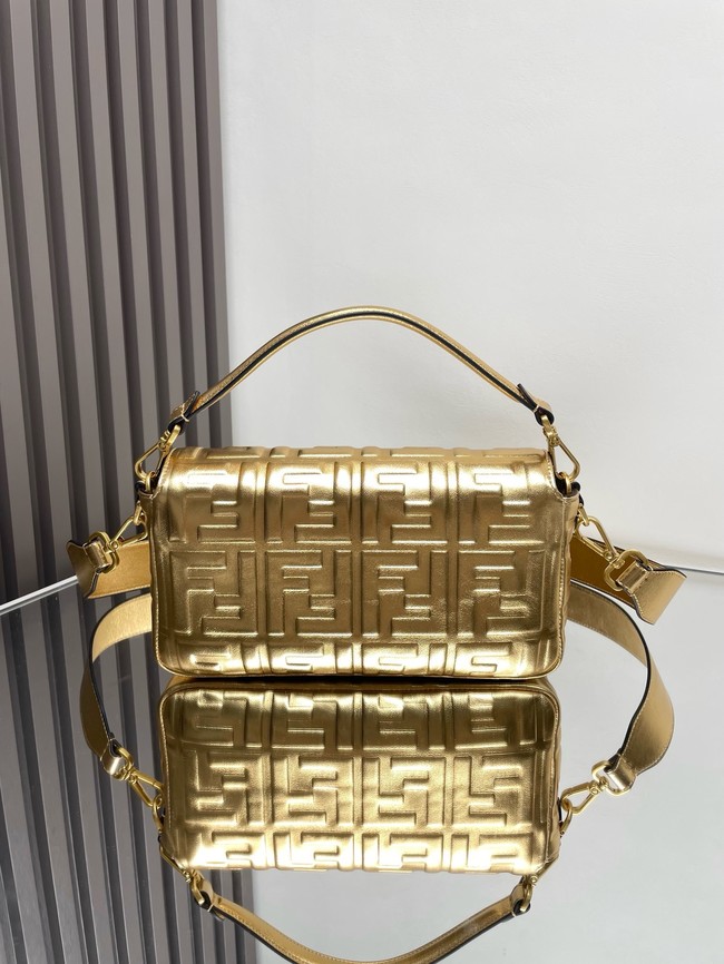 Fendi Baguette Medium Bag 8BR600 gold