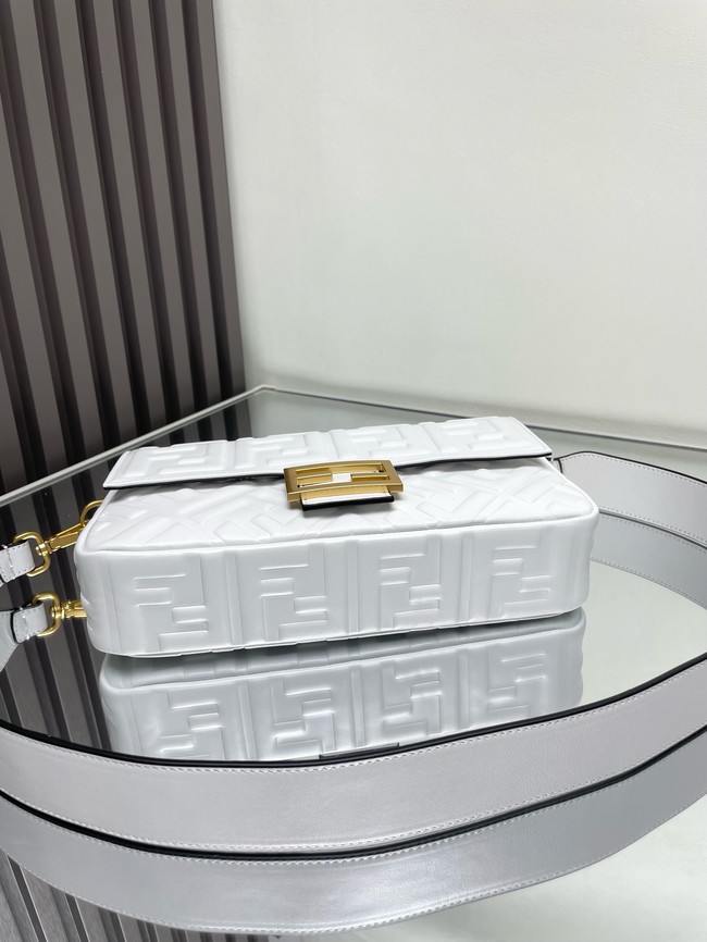 Fendi Baguette Mini Bag 8BS017 white