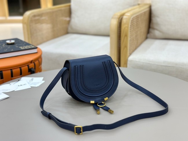 Chloe MARCIE small saddle bag 31053 dakr blue