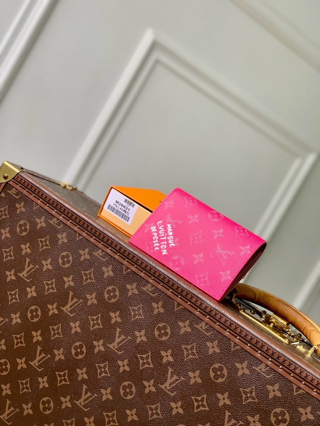 Louis Vuitton Passport Cover M26831 rose