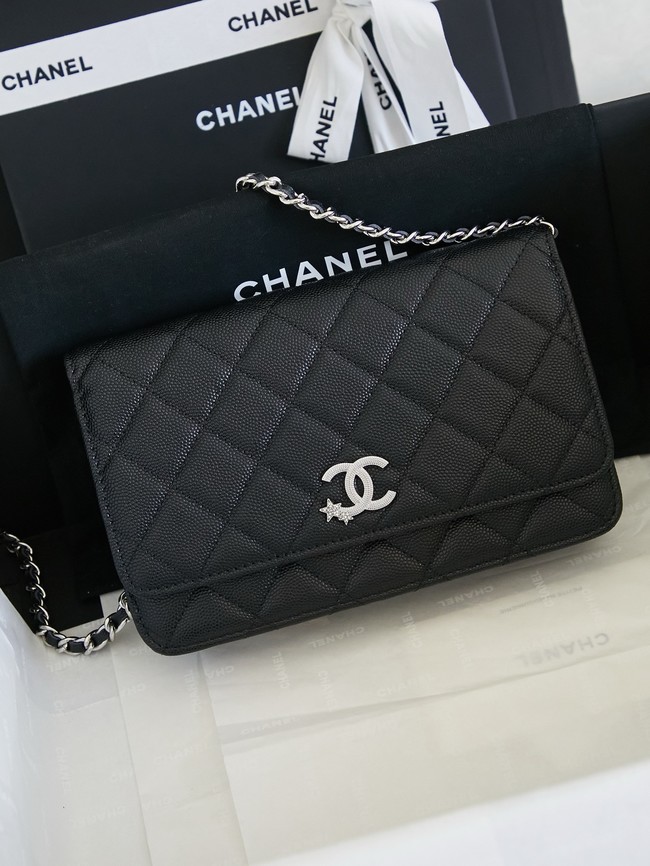 CHANEL Wallet On Chain AP3723 black