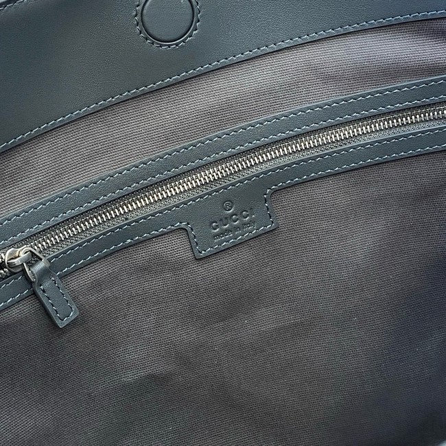 Gucci Beatrix medium tote bag suede 850926 gray