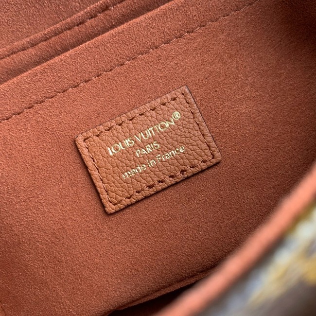 Louis Vuitton Monogram Canvas Shoulder Bag M27067 brown