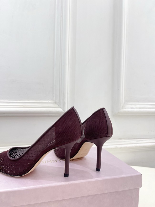 Jimmy Choo Shoes Heel 8.5CM 87205-1