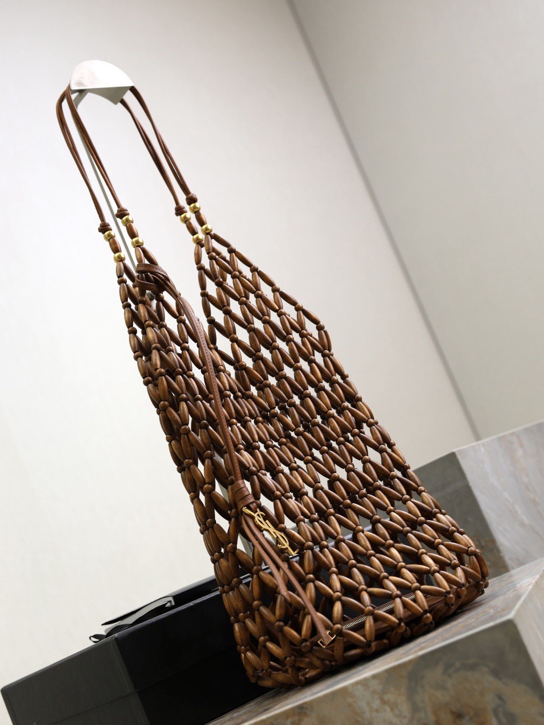 Saint Laurent Bucket Supple Bag 821911 Brown