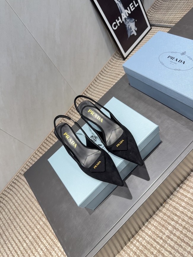 Prada leather slingback pumps 87220-4