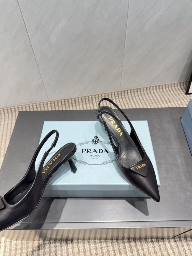 Prada leather slingback pumps 87220-8