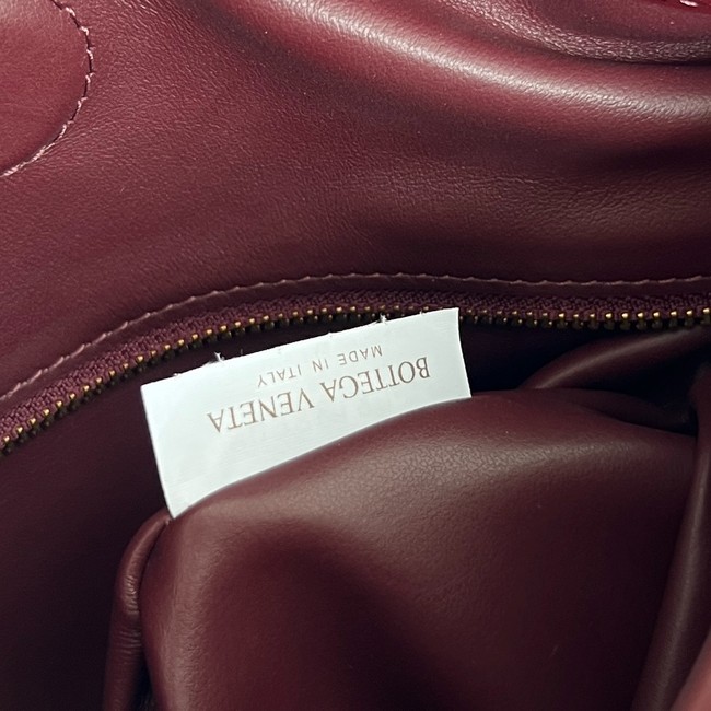 Bottega Veneta Hop calf leather 796262 Dark barolo