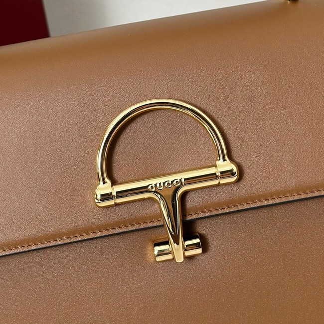 Gucci Siena medium top handle bag 855535 brown 