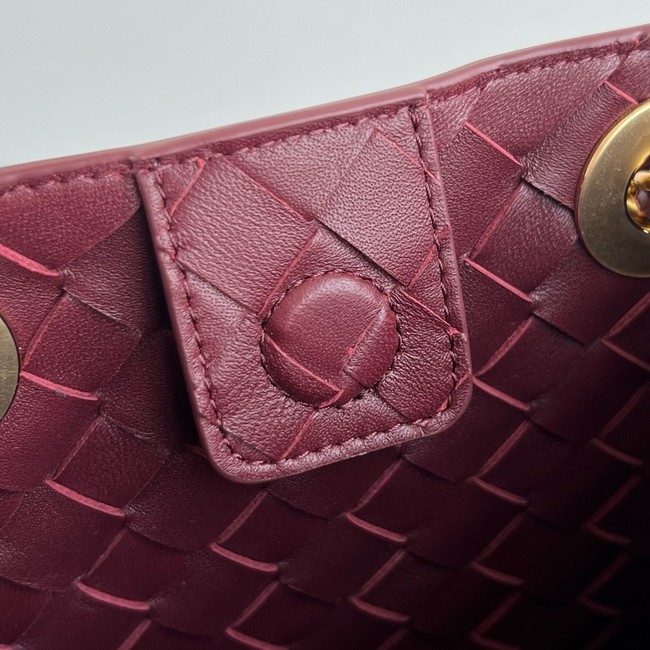 Bottega Veneta Small Parachute Chain 817175 Dark barolo