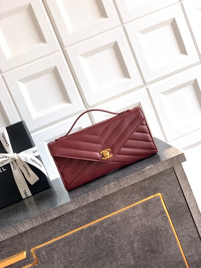 Chanel Original Leather 26X C6044 burgundy