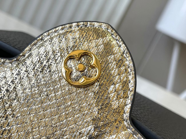 Louis Vuitton Capucines Mini M89369 black&gold Snake skin