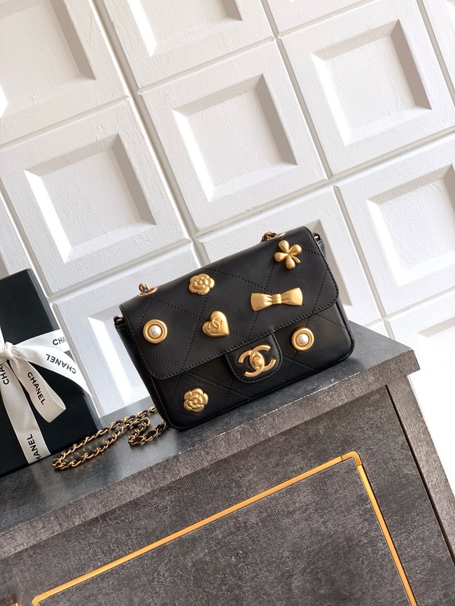 Chanel 2.55 Series Flap Bag Original Leather 25K A69900 black