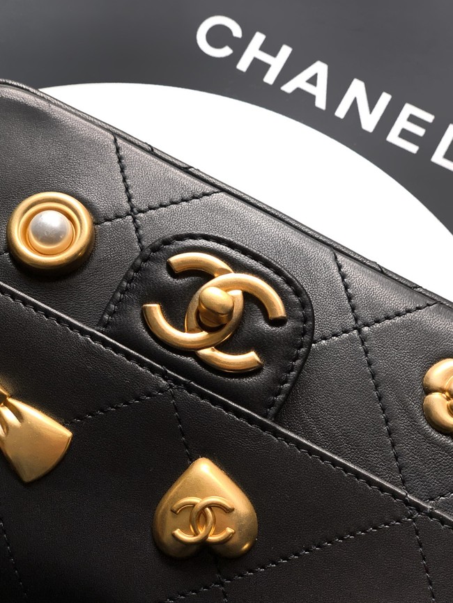 Chanel 2.55 Series Flap Bag Original Leather 25K A69900 black